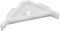 Berta (40 Pieces) 90 Degree Cabinet Triangle Bracket, Plastic White Corner Support Braces