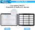 2 HEPA + 4 Foam & Felt Filters for Shark Navigator Lift-Away NV350, NV351, NV352, NV355, NV356E, NV357, NV360, NV370, NV391, UV440, UV490, UV540, Compare to Part # XFF350 & XHF350 Replacement Filter€¦