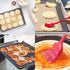 QAQGEAR 4 Pack Silicone Macaron Baking Mats for Making Macaroons Bread and Pastry, Non-Stick, with Silicone Brush and Muffin Cake Mold Cupcake Pan, BPA Free
