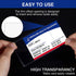 Fabmaker New Medicare Card Protector, 6 Pack Plastic Card Holder for Wallet Single 12 Mil Business Card Sleeve Waterproof Cards Plastic Protector for Credit Card Business Card Social Security Card ID Card