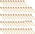 WEFOO 100 Pack Mini 3 Inch Portable Wooden Honey Dipper Sticks for Honey Jar Dispense Drizzle Honey, Wedding Party Favors