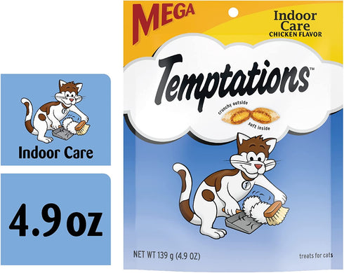 Temptations Indoor Control Chicken Flavor Cat Treats, 4.9 oz.