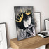 Black Love Wall Art Abstract King and Queen Crown Wall Art Decor Painting African American Couple Wall Art for Bedroom Decor Canvas on Wall Art African Couple Canvas Poster 16x24inch?No Frame ?