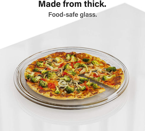 10.5 Microwave Turntable Tray for Hamilton Beach, Sunbeam, Emerson P23, GE General Electric 10-1/2 inch Microware Glass Plate Replacement for Panasonic, Chefmate, Avant etc Microwave Oven Plate