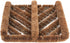 Ninamar Natural Coir Boot Scraper Door Mat - 12 x 13 inch