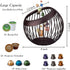HQzon Coffee Pod Holder, Creamer Holder, K Cup Holders, Countertop Organizer,Tea Bags/Food/Fruit Container, Home Office Kitchen Counter Storage-Large Capacity/Brown Decoration Basket