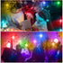 HOLKPOILOT Puck Lights with Remote , LED Color Changing Lights, Under Counter Light Battery Operated, Under Cabinet Lighting, Dimmable Closet Light, Stick On Puck Lights?4PACK?