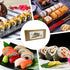 MOLAD 18 Pcs Sushi Making Kit For Beginners, Bamboo Sushi Mat, All In One Sushi Bazooka Maker with Bamboo Mats, Bamboo Chopsticks, Paddle, Sushi Knife, Chopsticks Holder, DIY Sushi Roller Machine