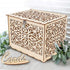 Aytai DIY Rustic Wedding Card Box with Lock and Card Sign Wooden Gift Card Box Money Box for Reception Wedding Anniversary Baby Shower Birthday Graduation Party Decorations