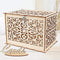 Aytai DIY Rustic Wedding Card Box with Lock and Card Sign Wooden Gift Card Box Money Box for Reception Wedding Anniversary Baby Shower Birthday Graduation Party Decorations
