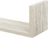 Americanflat Driftwood Floating Shelves Set of 3 - U Shaped Composite Wood Wall Mounted Display Ledges for Bedroom, Living Room, Bathroom, Kitchen, and Office