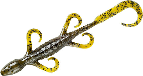 YUM Lizard Ultimate Finesse Lizard Soft Plastic Swim-Bait Bass Fishing Lure with Curly Legs and Tail