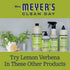 MRS. MEYER'S CLEAN DAY Toilet Bowl Cleaner Lemon Verbena, 24 OZ (Pack of 2)