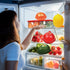 Avocado Lemon Tomato and Onion Shape Savers 4-piece Bundle Reusable Fruit and Vegetable Storage Box Keeper Holder For Fridge BPA Free Plastic Garlic Crisper Containers€¦