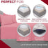 Mellanni Extra Deep Pocket King Fitted Sheet - Cooling Sheets up to 21" Deep Mattress - Hotel Luxury 1800 Bedding - Wrinkle, Fade, Stain Resistant - 1 Single King Fitted Sheet Only (King, Pink)
