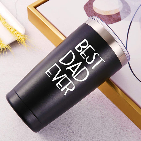 Best Dad Ever Mug.Dad Gifts.Father Day,Birthday,Christmas Gifts for Men,Dads,New Daddy,Papa,Father from Wife,Son,Daughter Tumbler(20oz Black)