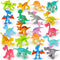 36PCS Dinosaur Bulk Toys Dinosaurs Pinata Goodie Bags Stuffers Easter Egg Fillers Treasure Box Mini Toys Dino Desk Pets Classroom Prizes for Kids Birthday Party Favors for Boys Girls Cupcake Toppers