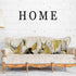 CARROLL Set of 4 Gold Leaf Black Ink Marble Pattern Home Decoration Pillow Cover Modern Square Sofa Cushion Cover 18x18 Inch