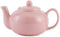 RSVP International Stoneware Teapot Collection, Microwave and Dishwasher Safe, 16 oz, Pink