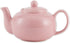 RSVP International Stoneware Teapot Collection, Microwave and Dishwasher Safe, 16 oz, Pink