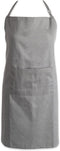 DII Everyday Basic Kitchen Collection, Plus Size Apron, Gray