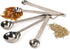 RSVP International Endurance Measuring Spoons, Round, Stainless Steel Large