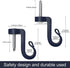 (24-Pack- Hooks)Q-Hanger Hooks ,Screw in Hook, for Oudoor New Year Party,Easy Release Wire,Light Hooks, String Light Hooks.