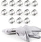 Napkin Rings set of 14 - Farmhouse Napkin Holder Rings for Dinning Table Parties Family Gather - Holiday Napkin Rings Wedding Reception Christmas Thanksgiving - Metal Napkin Rings for Cloth Napkins
