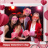 40 Pcs Valentines Day Party Favors 20 Pcs Valentines Heart Shutter Glasses 20 Pcs Valentines Silicone Wristband Rubber Bracelets for Valentine's Day Party Supplies Birthday Party Costume Accessory