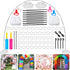 Balloon Arch Kit with Base Adjustable Balloon Arch Stand Kit for Outdoors, 60Pcs Balloon Clips, Pump, 9Ft Tall Balloon Arch Holder for Birthday Wedding Baby Shower Party Decorations