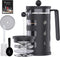 Large French Press Coffee Maker 34 oz, Stainless Steel French Press 1000 ml, 100% BPA Free French Press Glass