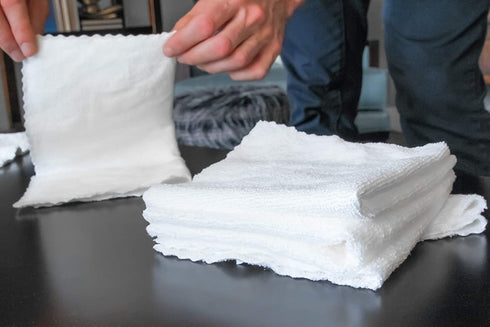 S&T INC. 524601 Microfiber Cleaning Cloths, Reusable and Lint-Free Towels for Home, Kitchen and Auto, 50 Pack with Box, Assorted