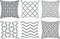 Yastouay Throw Pillow Covers Set of 6 Modern Decorative Throw Pillow Cases Geometric Pillow Covers Cushion Covers for Couch Sofa Bedroom Car (Grey and White, 18 x 18 Inch)