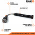 RAK Magnetic Pickup Tool - Telescoping Magnet Stick with 3 LED Lights and Extendable Neck up to 22 Inches - Gifts for Dad, Husband, Truck Driver, Handy Men or Women