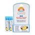 Natural Lip Balm with Zinc Oxide Sunblock by Summer Lotion, SPF 15 Lip Sunscreen 2-Pack, Water Resistant Chapstick, SPF Lip Protection for Everyone, (Pina Colada)