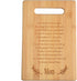 Unique Birthday Gifts For Mom Bamboo Cutting Board Engraved Kitchen Gifts(M5)