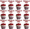 Galentines Day Cupcake Toppers Decorations, Red Glitter Happy Galentines Day Cupcake Toppers for Galentine's Day Decoration, Friends Galentines Party Decor, Valentines Day Party Decorations -24PCS