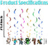 Pixel Style Theme Game Party Supplies Miner Birthday Decorations,12*Hanging Whirlpools Cards For Kids Boys And Girls Themes€¦ (12Set)