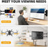 HOME VISION Full Motion Swivel and Tilt TV Wall Mount for 17-42 Inch TVs & Monitors ,TV Wall Mount Bracket Holds up to 45lbs,Loading Max VESA 200x200mm