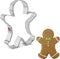Happy Gingerbread Man Cookie Cutter, Large 5.25" by Ann Clark Cookie Cutters