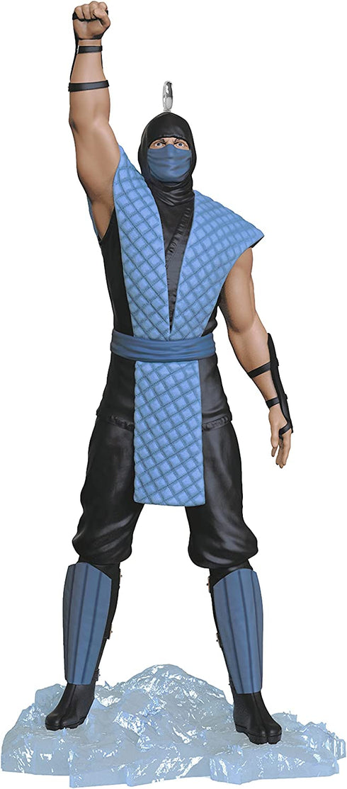 Hallmark Keepsake Mortal Kombat Christmas Ornament 2021, Sub-Zero Video Game Ornament
