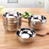 Geini Premium 304 Stainless Steel Bowls Set, Double Walled Insulated, Nesting Serving Bowls without Lids in Kitchen for Soup, Rice, Ice Cream, Kids Snacks, 6 Pack, 13oz Capacity
