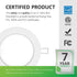 Sunco Lighting 6 Inch Slim LED Downlight with Junction Box, 14W=100W, 850 LM, Dimmable, 3000K Warm White, Recessed Jbox Fixture, Simple Retrofit Installation - ETL & Energy Star 2 Pack