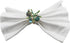 Allinlove Crystal Starfish Napkin Rings - Set of 4 Pearl Rhinestone Ocean Coastal Nautical Napkin Ring Holders Shell Napkin Buckle for Wedding Party, Beach Table Decor Banquet Dinner Decoration (Pink)