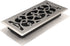 Accord AMFRSNV410 Victorian Floor Register, 4-Inch x 10-Inch(Duct Opening Measurements), Satin Nickel