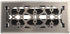 Accord AMFRSNV410 Victorian Floor Register, 4-Inch x 10-Inch(Duct Opening Measurements), Satin Nickel