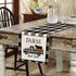 Sambosk Farmhouse Cow Truck Table Runner, Buffalo Check Table Runners for Kitchen Dining Coffee or Indoor and Outdoor Home Parties Decor 13 x 72 Inches
