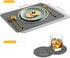 Placemats Set of 6, Placemat with Coasters Heat Stain Scratch Resistant Non-Slip Waterproof Oil-Proof Washable Wipeable Outdoor Indoor Place mats for Kitchen Dining Patio Table Kitchen Decor and Kids