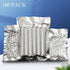 100 PACK Mylar Bags for Food Storage Mylar Food Storage Bags Vacuum Sealed Bags for Long Term Storage(4Mil,8"x11.7")