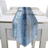 GALMAXS7 Modern Art Table Runner Farmhouse Style Burlap Table Runner Blue and Grey Abstract Art Table Runners for Farmhouse Kitchen, Dinner Holiday Parties Wedding Decor - 13 X 90 Inch